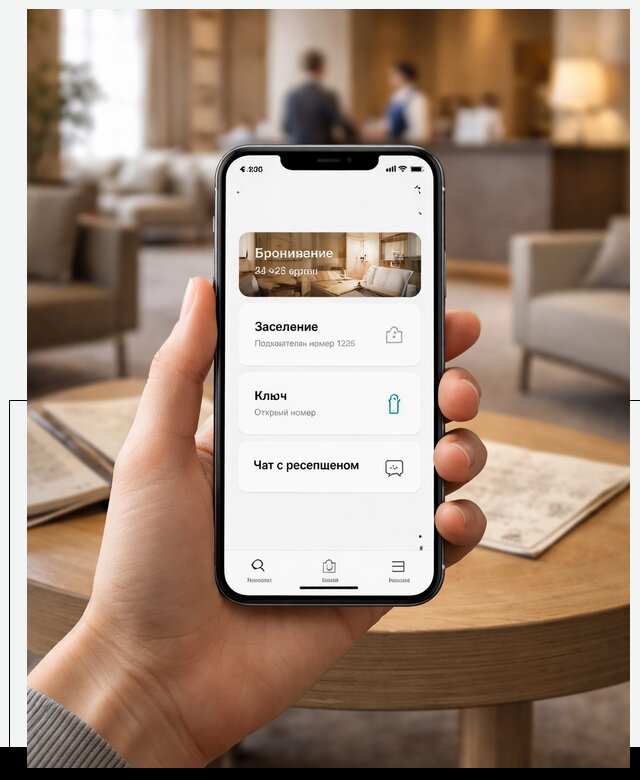 Мобильное приложение для гостей отеля в Ярцеве, управление сервисом